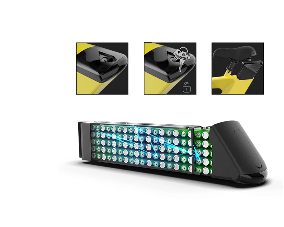 Newest Version HX H1 Mini E-Bike 36V 250W Riding/ Electric Bike with Rear Spring shock Absorber