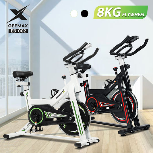 GEEMAX Exercise Bike Home Ultra-quiet Indoor Cycling Bike Stationary Bike Weight Loss Fitness Bike LCD Monitor Exercise Bicycle