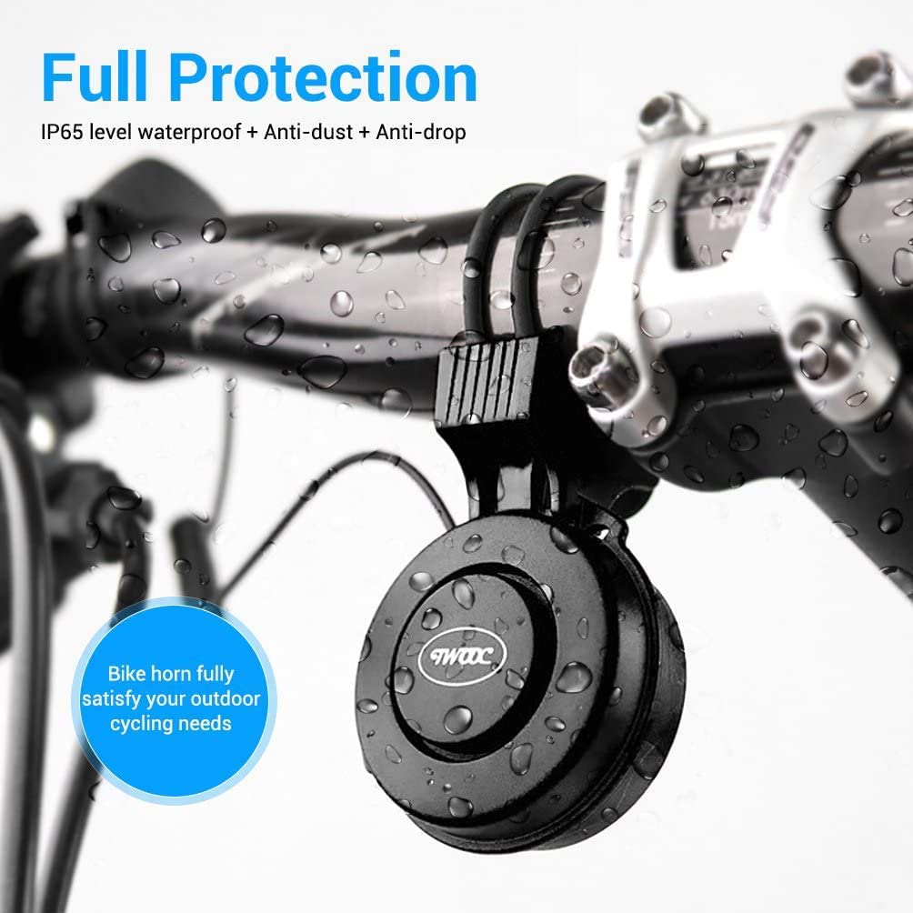 Bike Bell Charging Speaker USB Mini Electric Bike Horn 4 Modes.
