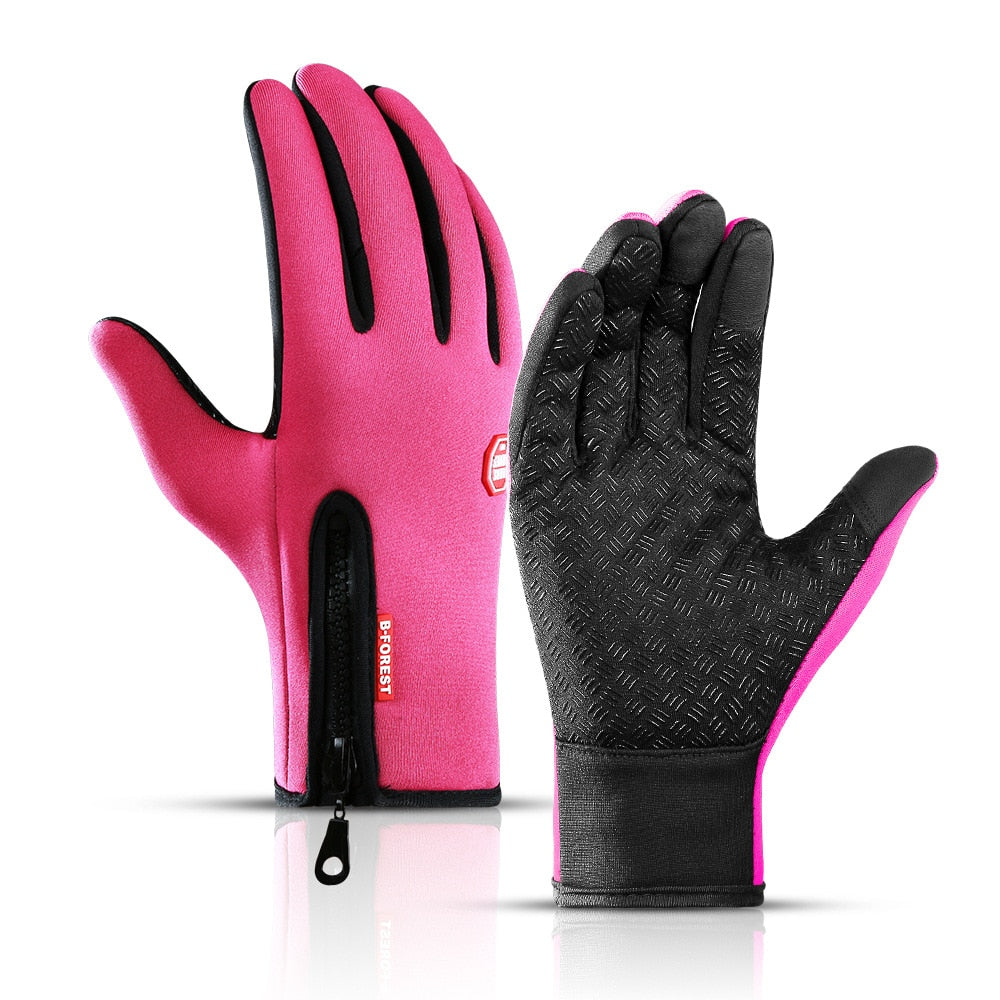 Winter Cycling Gloves Touchscreen Full Finger Glove Waterproof Outdoor Bike, Skiing, and Motorcycle Riding