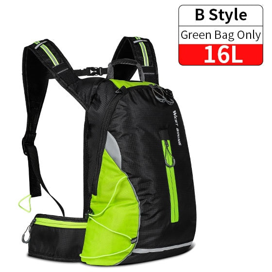 WEST BIKING Bicycle Water Bag 10L. Portable Waterproof Hydration Backpack.