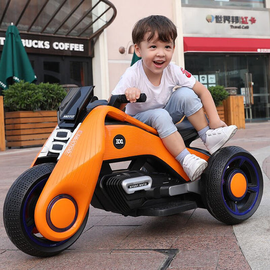 Hurricane Children's Electric Bike, Three-Wheel Electric Motorcycle. (3-8 Years Old)