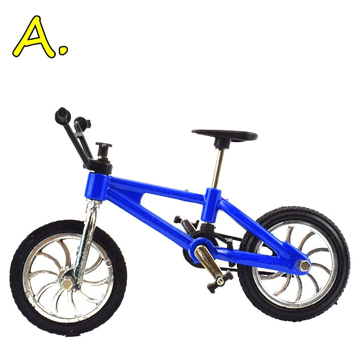 Finger bmx Mini Bike With Brake Rope Alloy Functional Mountain Bicycle Model Toys