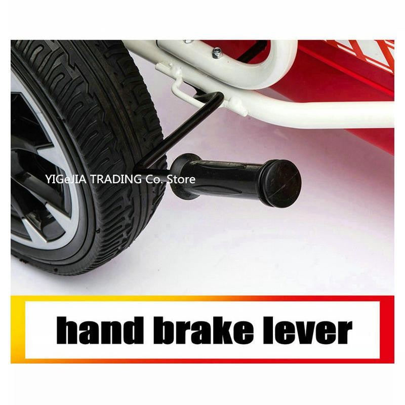 Children's Four Wheel Pedal Go Cart Sports Toy Car for Exercise Training, New Arrival Pedal Go Kart, 12 INCH eva Wheel go kart