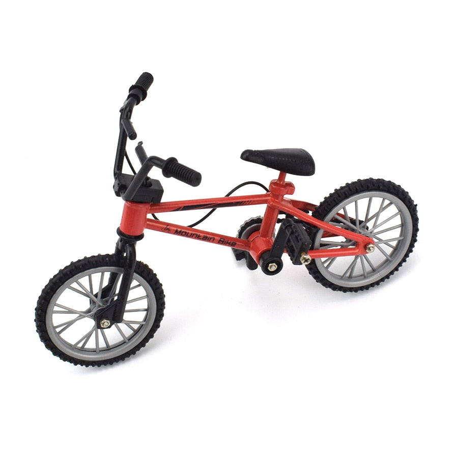 Finger bmx Mini Bike With Brake Rope Alloy Functional Mountain Bicycle Model Toys