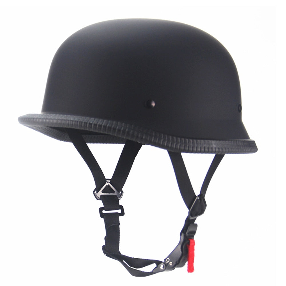 Half Face Vintage Retro Men's Helmet. Safety Protection Gear Motorbike Helmet