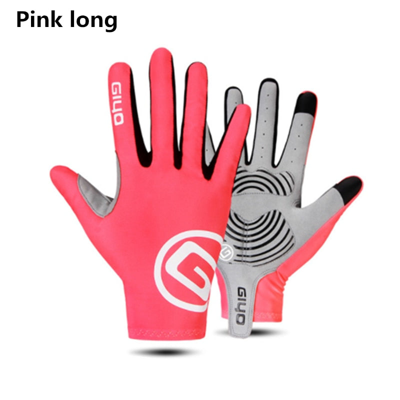 GIYO Touch Screen  Full Fingers and Half Fingers Gel Sports Cycling Gloves. Unisex Bicycle Gloves