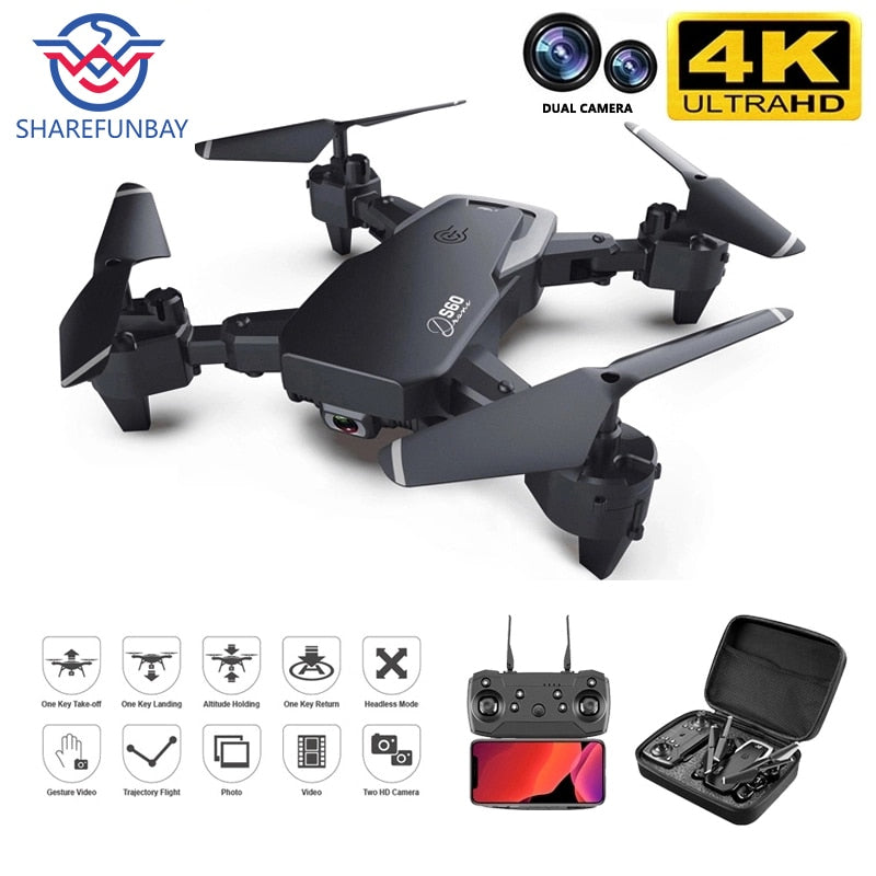 NEW RC Drone 4k HD Wide Angle Camera 1080P WiFi, Dual Camera, Quad-copter.