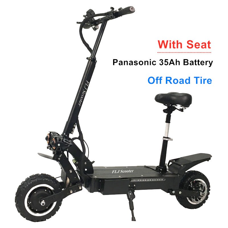 FLJ Powerful Electric Scooter 60V 5600W  Off Road Big Wheel, fast charge Motor  Foldable  Scooter.