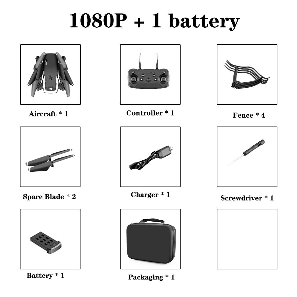 NEW RC Drone 4k HD Wide Angle Camera 1080P WiFi, Dual Camera, Quad-copter.