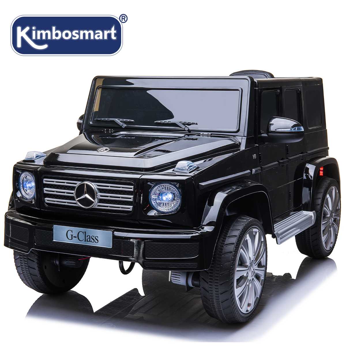 Kimbosmart 6V/12V Electric Car For Children Ride on Car with Remote Control 4 Wheels Car LED Lights and Music Gifts