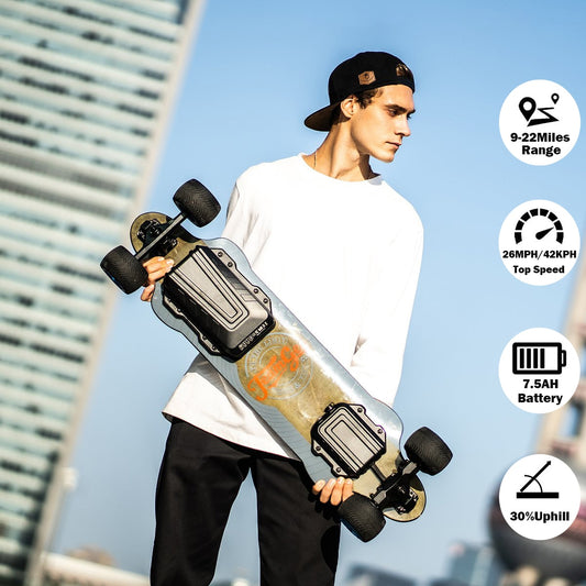 TeamGee H20T Electric Skateboard Off Road Skate Board Adult Longboard Hoverboard Electirc Motor Skateboard Overboard eSkateboard