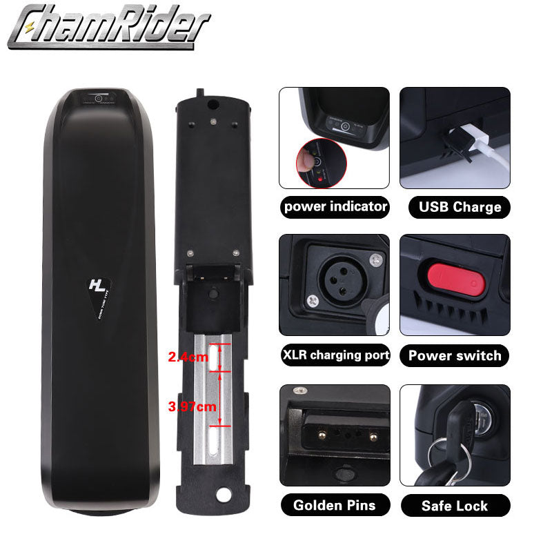 Original 48V Battery 48V 20AH  52V ebike Battery