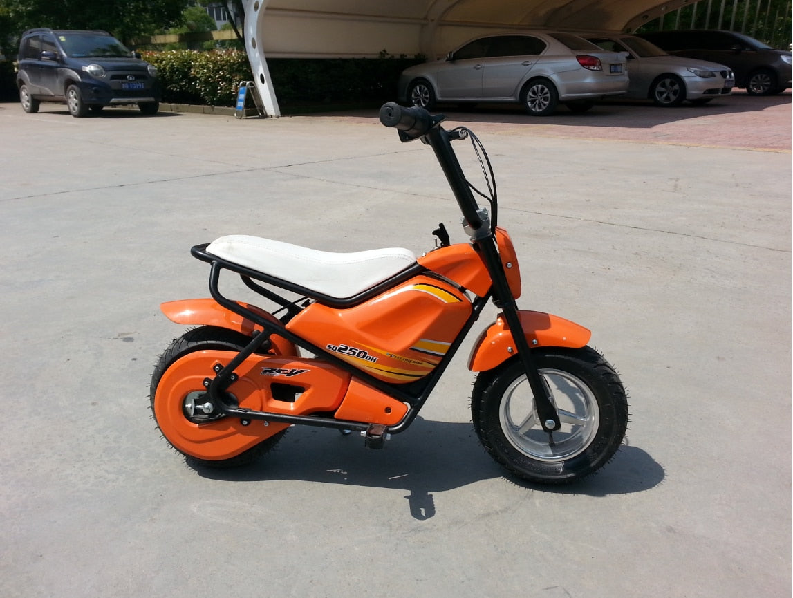Mini Electric children's motorcycle. Super cool children's motorcycle.