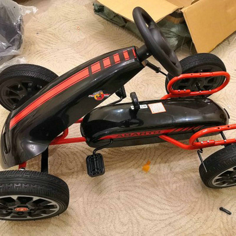Children's Four Wheel Pedal Go Cart Sports Toy Car for Exercise Training, New Arrival Pedal Go Kart, 12 INCH eva Wheel go kart