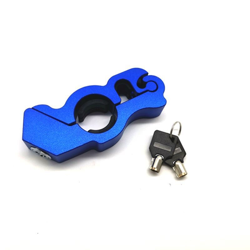 Motorcycle Grip Lock Security Locking. Fits Scooters, ATV, Dirt, & Street Bikes.