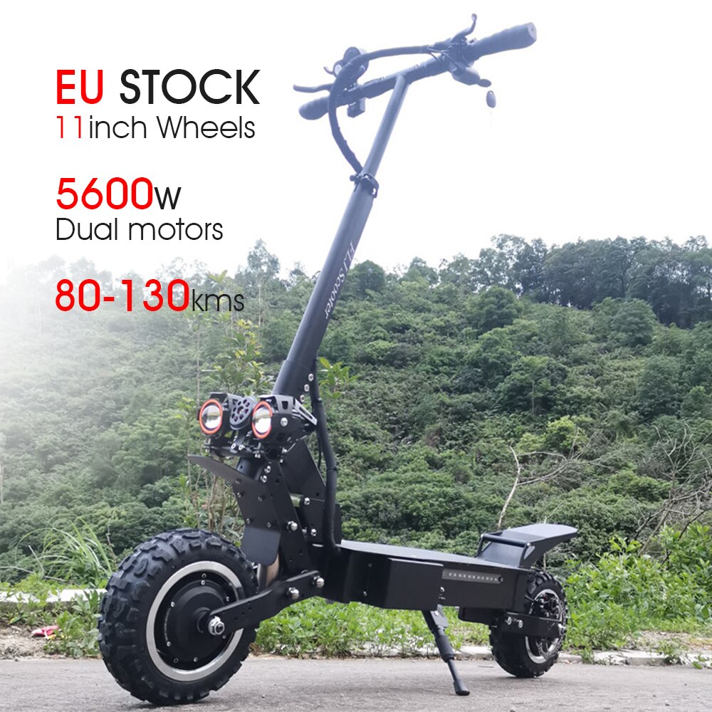 FLJ Powerful Electric Scooter 60V 5600W  Off Road Big Wheel, fast charge Motor  Foldable  Scooter.