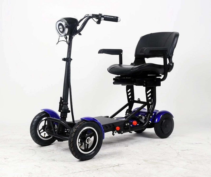 Perfect travel transformer 4 wheel folding mobility scooter. Electric scooter