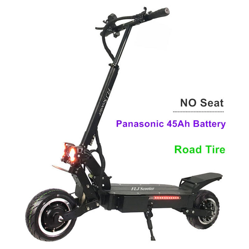 FLJ Powerful Electric Scooter 60V 5600W  Off Road Big Wheel, fast charge Motor  Foldable  Scooter.