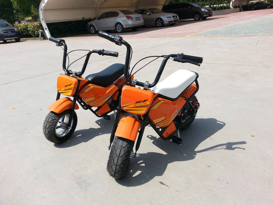 Mini Electric children's motorcycle. Super cool children's motorcycle.