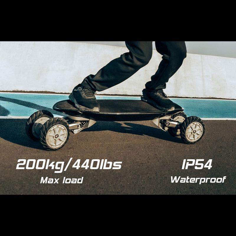 TeamGee H9V Electric Skateboard Adults Off Road Skate Board 40KMH 36KM Range Electric Longboard Carbon Fiber Board eSkateboard