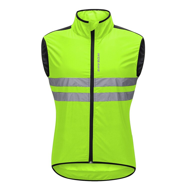 WOSAWE Reflective Men & Women Cycling Vest. Windproof Breathable MTB Vest Sleeveless Windbreaker