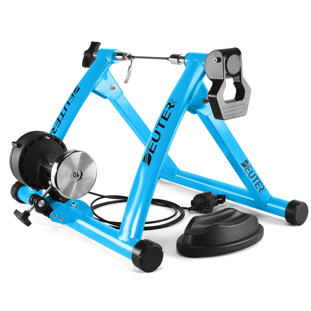 Indoor Exercise Bicycle Trainer. 6 Levels Home Bike Trainer MTB Road Bike Cycling Training Roller Bicycle Rack Holder Stand