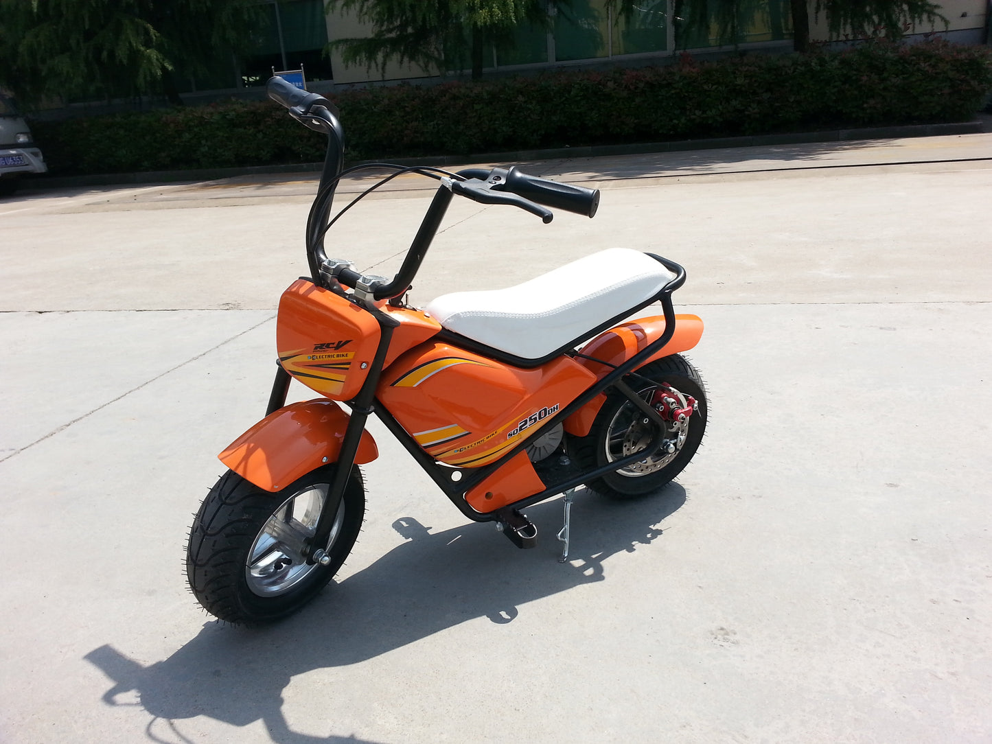 Mini Electric children's motorcycle. Super cool children's motorcycle.