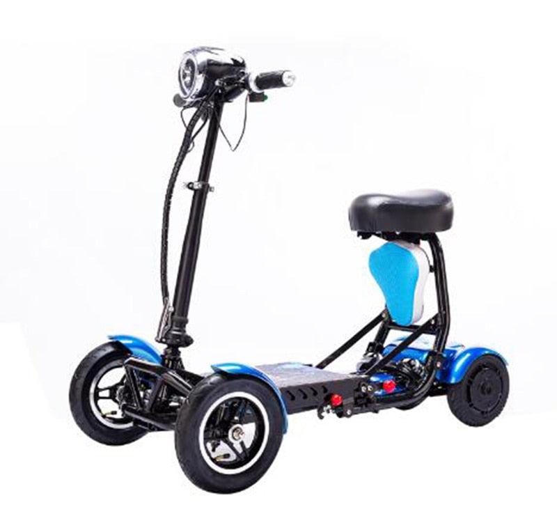Perfect travel transformer 4 wheel folding mobility scooter. Electric scooter