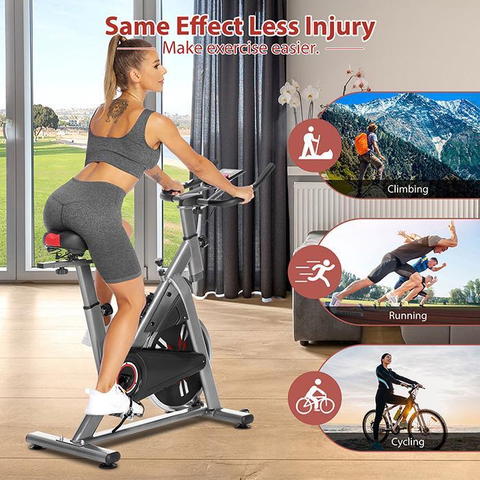 Exercise Bike Stationary Workout Machine Upright Indoor Home Gym Cycling Bicycle