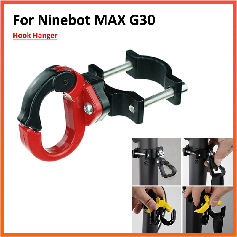 Aluminium Alloy Hanging Bag Hook For NINEBOT MAX G30. (accessories)