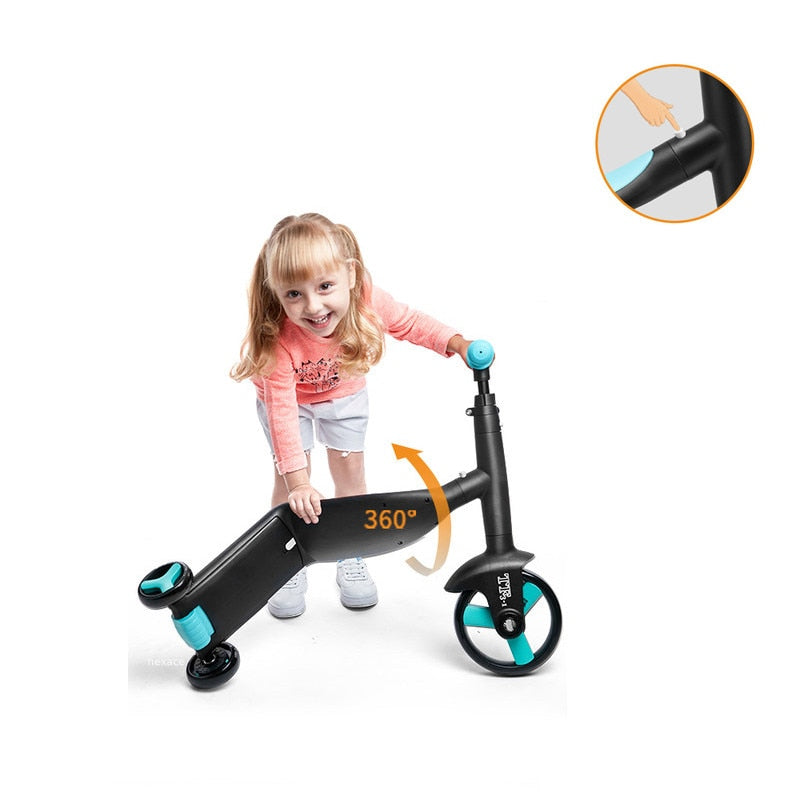 Nadle Children Tricycle Scooter. 3 In 1 Balance Bike.