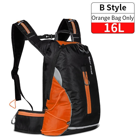 WEST BIKING Bicycle Water Bag 10L. Portable Waterproof Hydration Backpack.