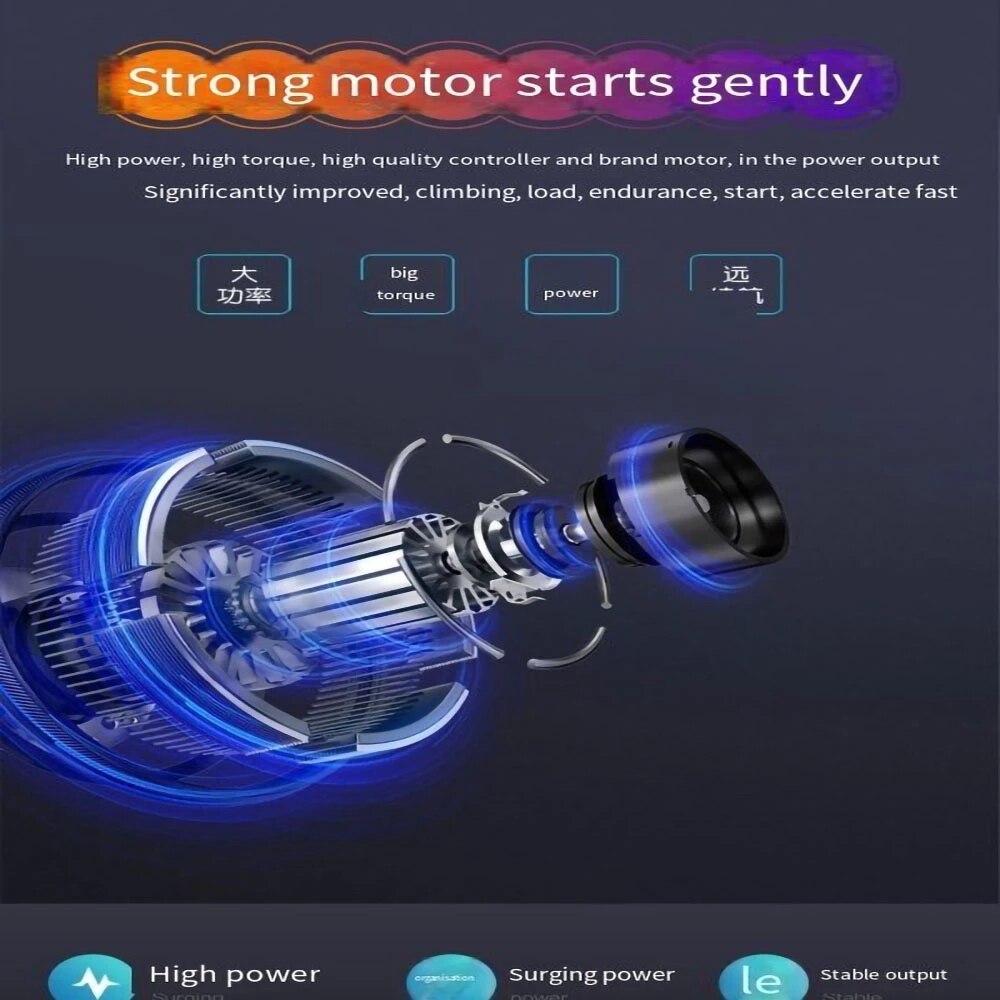 3000W 72V Electric Motorcycle with Twp-wheeled Lithium Battery 24 Tube Controller
