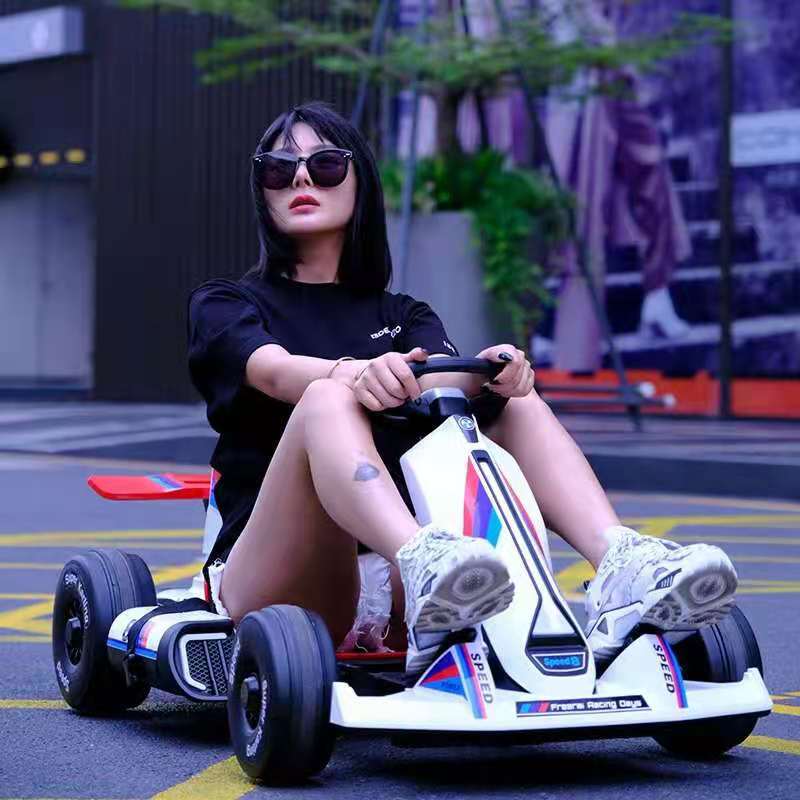 Drift Car Electric Kart Men & Women Rechargeable Children Toy Car Can Sit Adult Adjustable