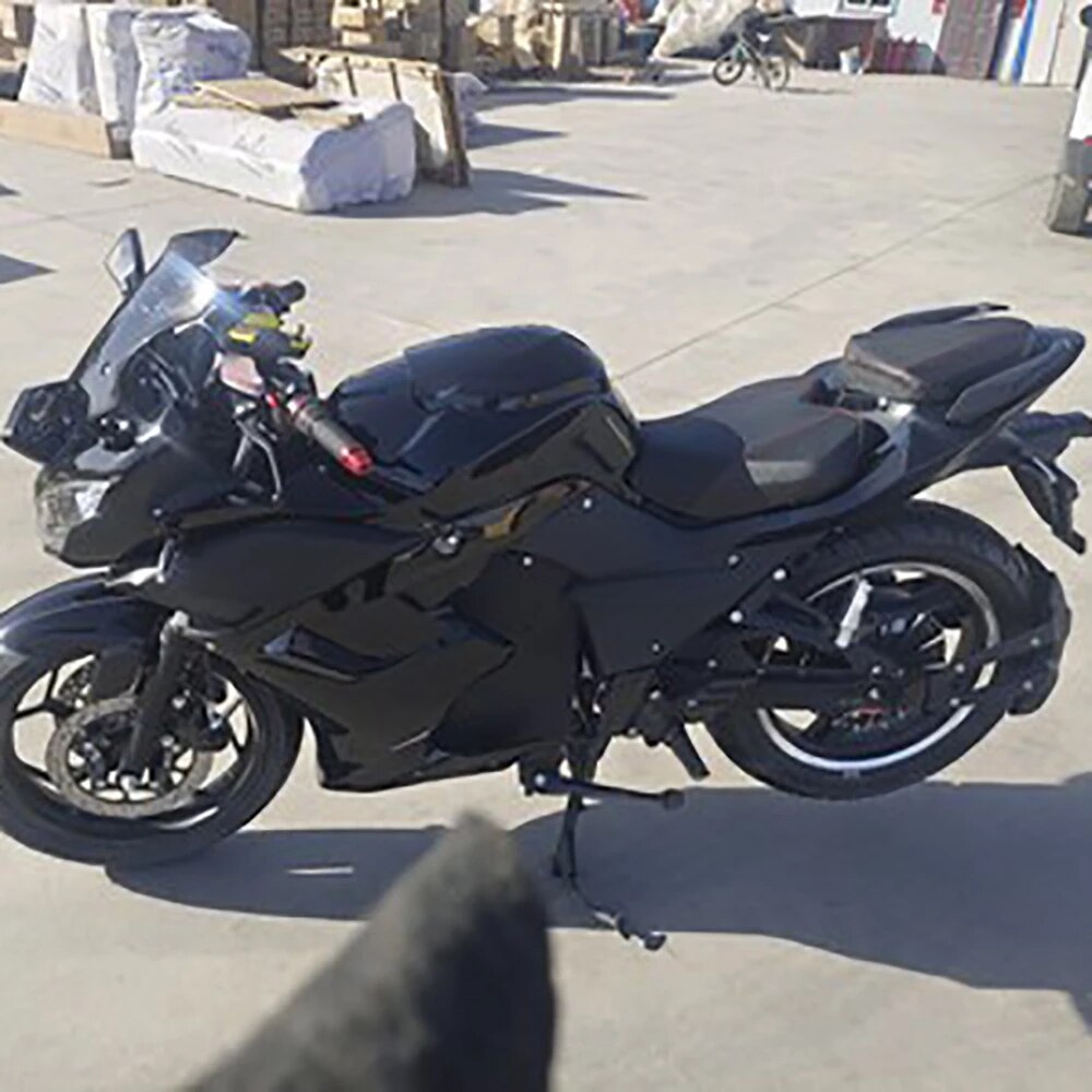 3000W 72V 32Ah Electric Motorcycle with Lithium Battery Range 75KM