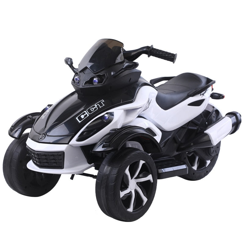 Children's Electric Motorcycle, Tricycle, Electric Car. Baby Dual Drive Motorbike for Kids.