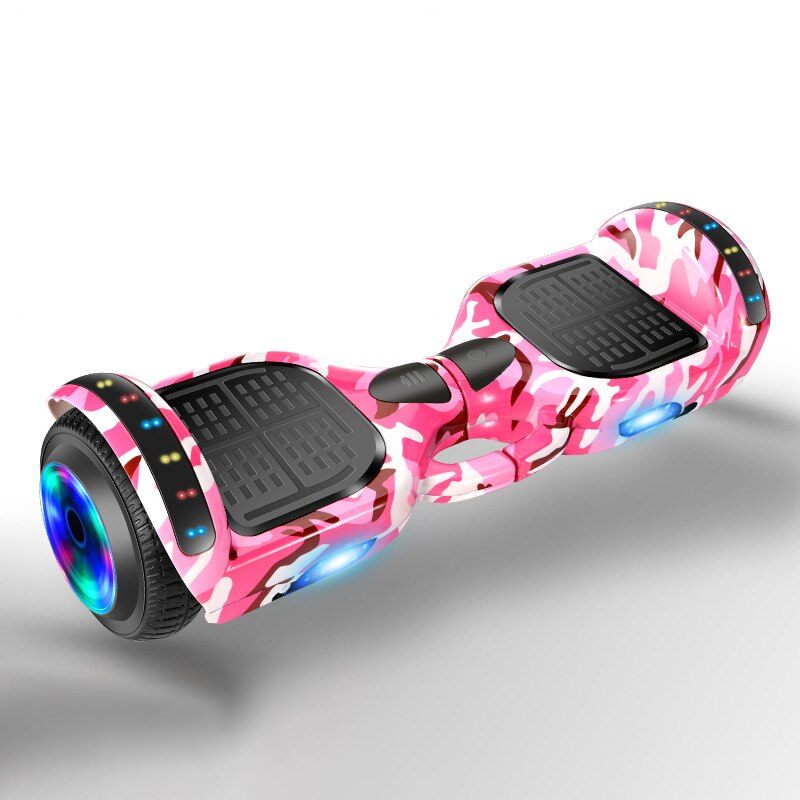 7 Inch Kids LED Light Bluetooth Music Two Wheel Self-balancing Hoverboards Car Smart Balance Electric Scooter