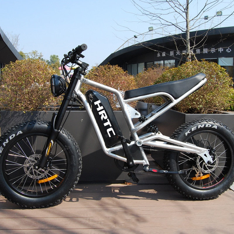 20 inch off-road moped wide tire lithium battery snowmobile mountain bike electric bicycle 48V snow fertilizer tire bicycle