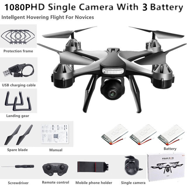 2021 New JC801 UAV HD Professional Dual Camera Remote Control Helicopter 4K Dual Camera Drone Aerial Photography Quadcopter WIFI