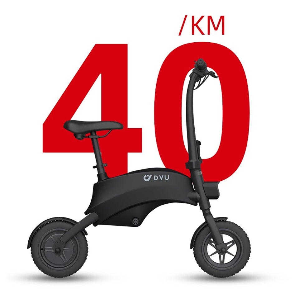 CAMORO EU US Warehouse 2022 New Model DYU S2 Mini Folding Smart Electric Bike IP54 Portable E Bicycle Adult Teens EBike