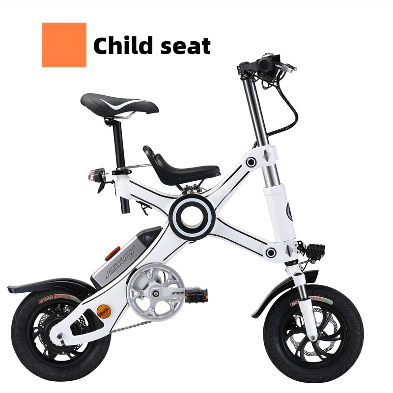 motorcycles mini folding foldable full suspension electric city road e-bike