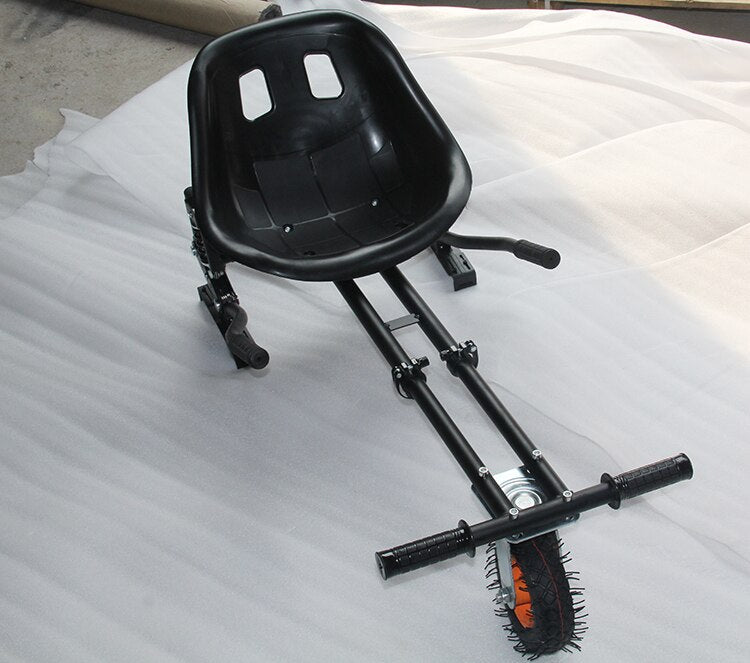 Universal Hoverboard Attachment - Converts Hoverboard to Sit Down Electric Go Kart with Rear Suspension for Off Road Riding