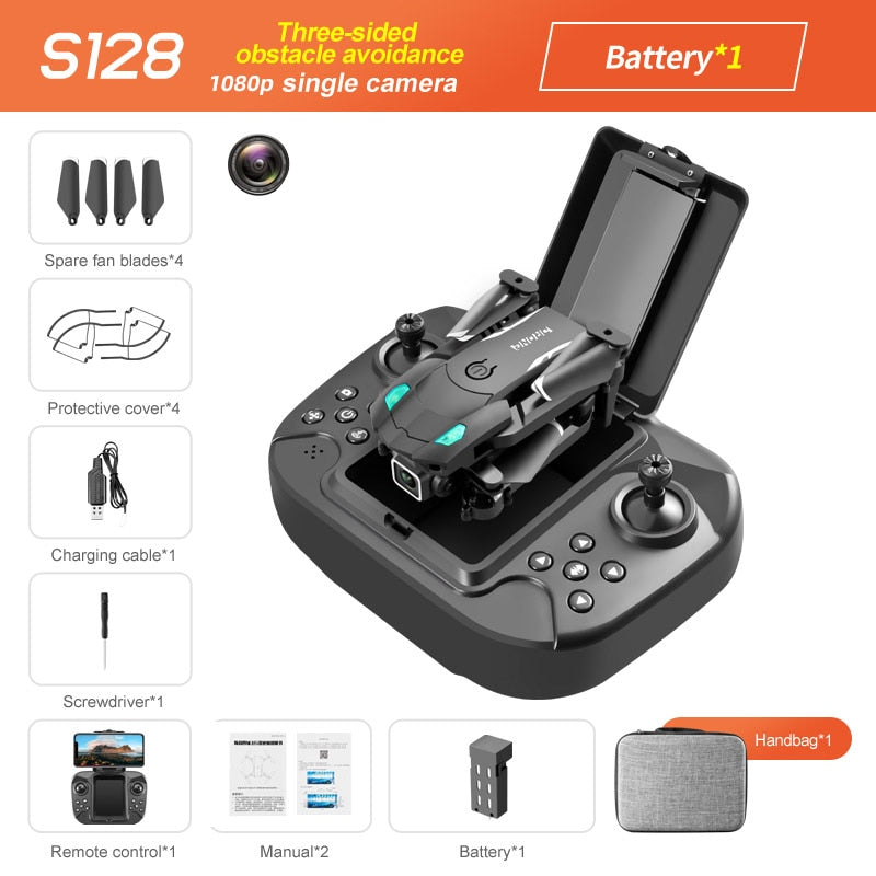 Mini Drone 4K HD Camera, Three-sided Obstacle Avoidance, Air Pressure Fixed Height.