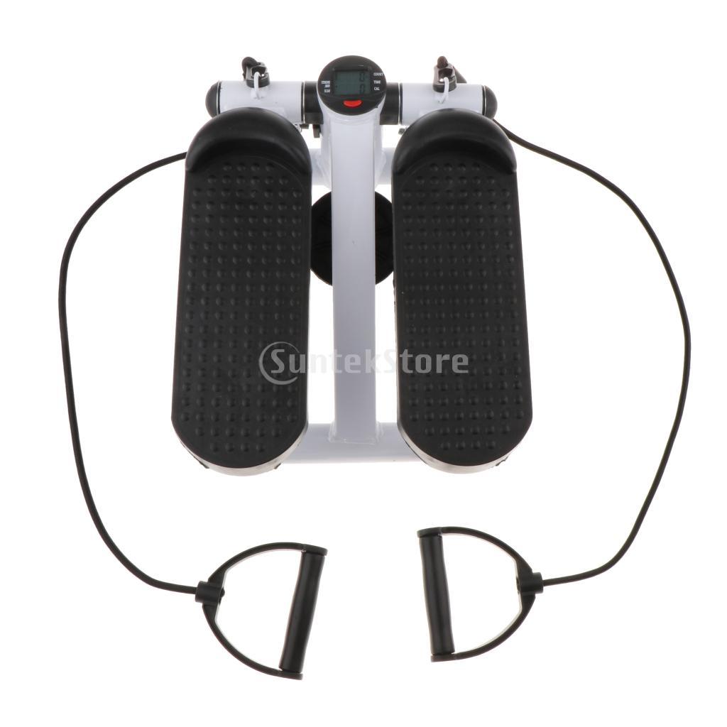 Bicycle Foldable Pedal Stepper Fitness Machine Slimming Treadmill Workout Step Aerobics Home Gym Mini Stepper Exercise Equipment