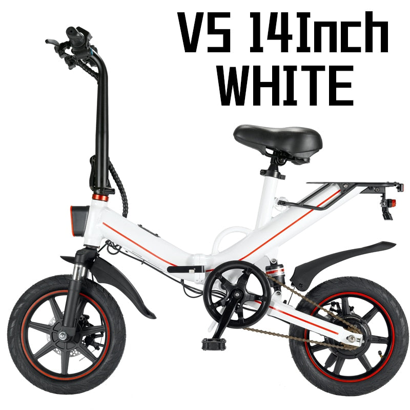500W 15Ah Electric Bike Smart APP Folding Electric Bicycle 70km Long Range Electric Scooter 14inch Fat Tire Electric Road Ebike