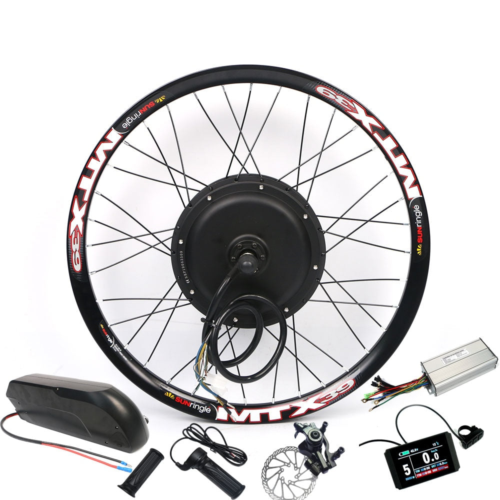72v 2000w ebike e bike electric bike hub motor conversion kit with battery