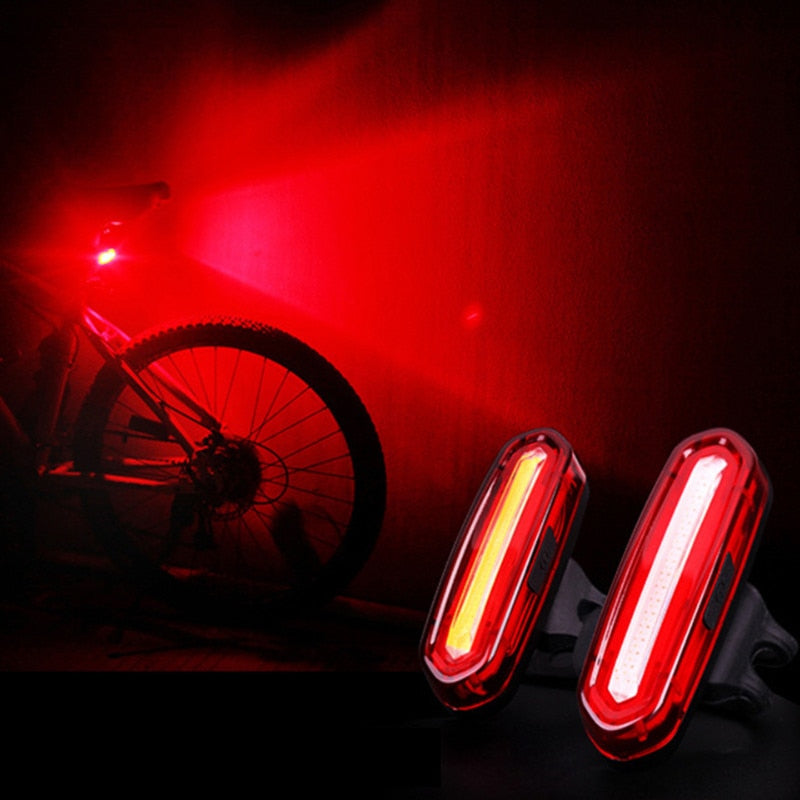 120 Lumen Bicycle Rear Light. USB Rechargeable. Waterproof