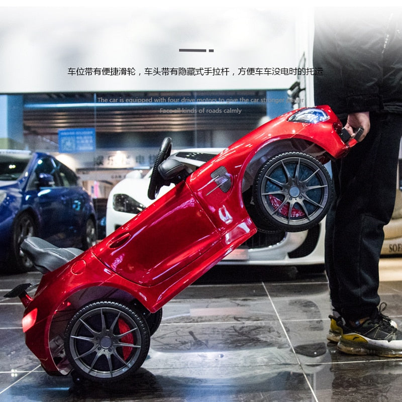 Electric Car Remote Control Kids Ride On Toy Car Can Sit For Men And Women Baby Car Swing Four-Wheel Drive