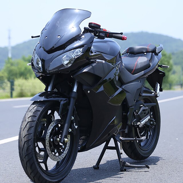 3000W 72V 32Ah Electric Motorcycle with Lithium Battery Range 75KM